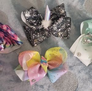 Lot Of 4 Large Jojo Siwa Bows